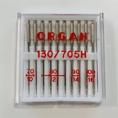 Háztartási varrógéptű: Organ Sortiment 130/705H több fajta méret (10 db-os)