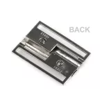 Arany színű fém kabátcsat / kapocs: 50 mm széles