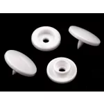 KAM műanyag patent csomag (12,4 mm-es, 20 db-os): Fehér (B3)