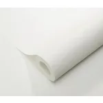 Fehér csillogó texturált egyszínű (lángálló, mosható) vlies-vinyl tapéta