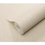Bézs csillogó texturált egyszínű (lángálló, mosható) vlies-vinyl tapéta - 10 tekercs Készleten