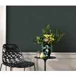 Fekete csillogó texturált egyszínű (lángálló, mosható) vlies-vinyl tapéta