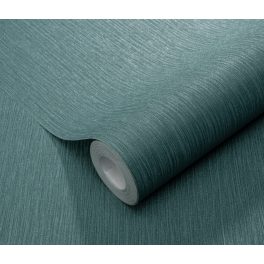   Petrolzöld csillogó texturált egyszínű (lángálló, mosható) vlies-vinyl tapéta