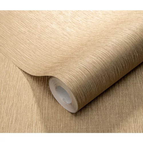 Arany csillogó texturált egyszínű (lángálló, mosható) vlies-vinyl tapéta