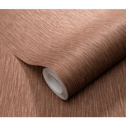 Bronz csillogó texturált egyszínű (lángálló, mosható) vlies-vinyl tapéta