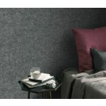 Szürke-ezüst kőhatású texturált egyszínű (lángálló, mosható) vlies-vinyl tapéta