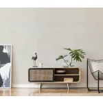 Secret Garden: Tört fehér márvány hatású (lángálló, mosható) vlies-vinyl tapéta