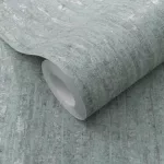 Secret Garden: Pasztell petrol márvány hatású (lángálló, mosható) vlies-vinyl tapéta