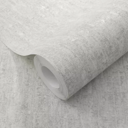 Secret Garden: Halvány szürke márvány hatású (lángálló, mosható) vlies-vinyl tapéta