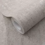 Secret Garden: Bézs ezüsttel márvány hatású (lángálló, mosható) vlies-vinyl tapéta