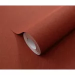 Terracotta texturált egyszínű (lángálló, mosható) vlies-vinyl tapéta