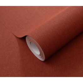   Terracotta texturált egyszínű (lángálló, mosható) vlies-vinyl tapéta