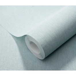   Halványkék texturált egyszínű (lángálló, mosható) vlies-vinyl tapéta