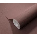 Barna-bordó beütéssel texturált egyszínű (lángálló, mosható) vlies-vinyl tapéta