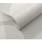 Elysium 70's évek fehér/h.szürke metálos (lángálló, mosható) vlies-vinyl tapéta