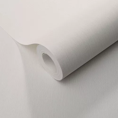 Spotlight Törtfehér egyszínű (lángálló, mosható) vlies-vinyl tapéta
