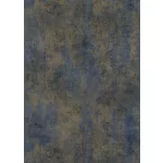 Elle Decoration 4 betonmintás sötétkék-arany (lángálló, mosható) vlies-vinyl tapéta