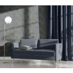 Elle Decoration 4 betonmintás sötétkék-arany (lángálló, mosható) vlies-vinyl tapéta