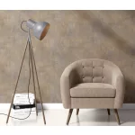 Elle Decoration 4 betonmintás arany-enyhén s.kékes (lángálló, mosható) vlies-vinyl tapéta