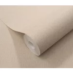 Elle Decoration 4 Meleg-bézs egyszínű textilhatású (lángálló, mosható) vlies-vinyl tapéta