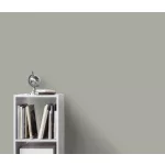 Elle Decoration 4 Középszürke egyszínű textilhatású (lángálló, mosható) vlies-vinyl tapéta