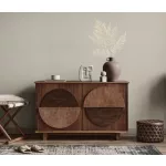 Elle Decoration 4 Halványbézs egyszínű textilhatású (lángálló, mosható) vlies-vinyl tapéta