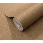 Elle Decoration 4 Fényes arany egyszínű textilhatású (lángálló, mosható) vlies-vinyl tapéta