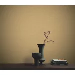 Arany lenes keresztszövés-textúrájú egyszínű (lángálló, mosható) vlies-vinyl tapéta