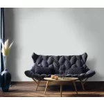 Elle Decoration 4 Halványszürke egyszínű textilhatású (lángálló, mosható) vlies-vinyl tapéta