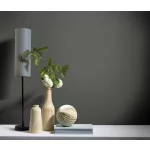 Elle Decoration 4 Sötétszürkés-barna egyszínű textilhatású (lángálló, mosható) vlies-vinyl tapéta