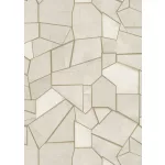 Elle Decoration 4 Krém-fehér-arany modern mintás (lángálló, mosható) vlies-vinyl tapéta