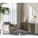 Elle Decoration 4 Krém-fehér-arany modern mintás (lángálló, mosható) vlies-vinyl tapéta