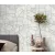 Elle Decoration 4 Fehér-szürke-ezüst modern mintás (lángálló, mosható) vlies-vinyl tapéta