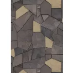 Elle Decoration 4 Szürkésbarna-arany modern mintás (lángálló, mosható) vlies-vinyl tapéta