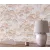 Elle Decoration 4 Fehér-bronz fa és levél mintás (lángálló, mosható) vlies-vinyl tapéta