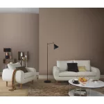 Hidegbarna lenes textúrájú egyszínű (lángálló, mosható) vlies-vinyl tapéta