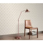 Elle Decoration 4 Krém-arany art deco mintás (lángálló, mosható) vlies-vinyl tapéta