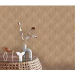 Elle Decoration 4 Arany art deco mintás (lángálló, mosható) vlies-vinyl tapéta