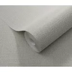 Opus: Sötét taupe textilhatású egyszínű (mosható) vlies alapon hab felületű tapéta