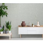 Opus: Zöld klasszikus ornamentika (mosható) vlies alapon hab felületű tapéta