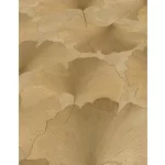 Elysium arany Ginkgo Biloba (lángálló, mosható) vlies-vinyl tapéta