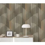 Elysium Futura fényes arany-barna (lángálló, mosható) vlies-vinyl tapéta