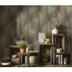 Elysium Futura fényes arany-barna (lángálló, mosható) vlies-vinyl tapéta