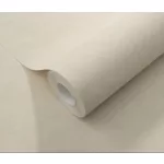 Elysium enyhén csillogó egyszínű bézs (lángálló, mosható) vlies-vinyl tapéta