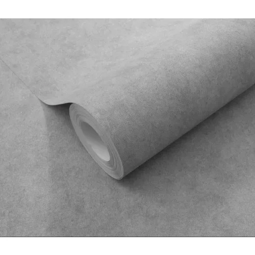 Elysium enyhén csillogó egyszínű szürke (lángálló, mosható) vlies-vinyl tapéta