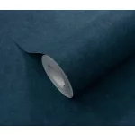 Elysium enyhén csillogó egyszínű éjkék (lángálló, mosható) vlies-vinyl tapéta