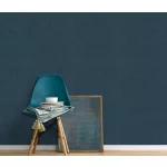 Elysium enyhén csillogó egyszínű éjkék (lángálló, mosható) vlies-vinyl tapéta