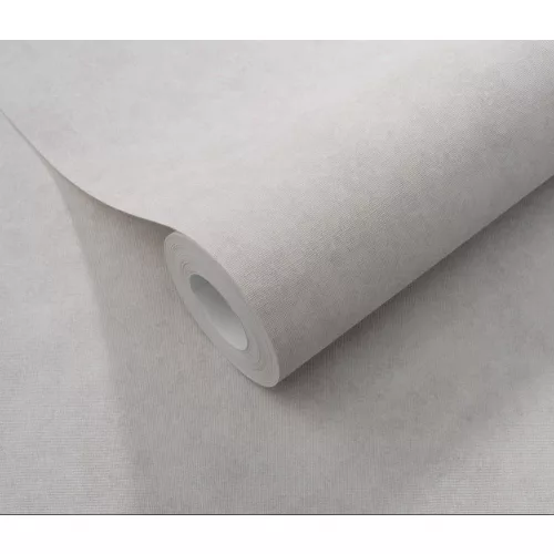 Elysium enyhén csillogó egyszínű halványszürke (lángálló, mosható) vlies-vinyl tapéta