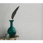 Elysium enyhén csillogó egyszínű halványszürke (lángálló, mosható) vlies-vinyl tapéta