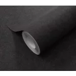 Elysium enyhén csillogó egyszínű sötétbarna-fekete (lángálló, mosható) vlies-vinyl tapéta